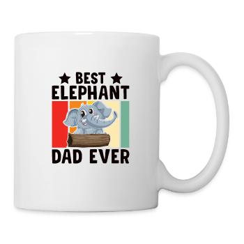 Elephant Father Zookeeper Gift Idea - Mug - white - Right