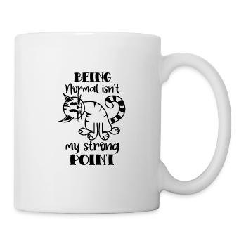 limitierte edition Katzenbesitzer Katze Lustig - Tasse - Weiß - Rechts