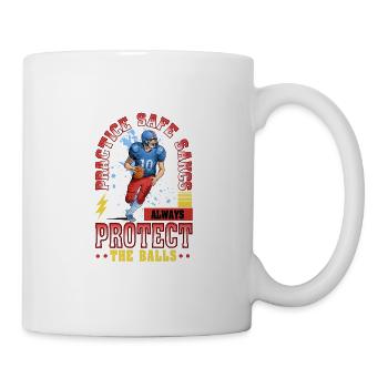 American Football Sport Design - Mug - white - Right