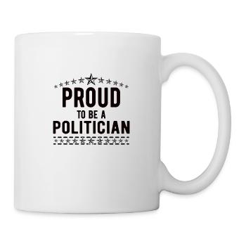 politician politician politics mayor elections - Mug - white - Right