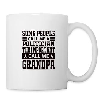 Politician Politician Grandfather Mayor Grandpa - Mug - white - Right