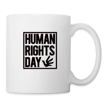 Human Rights Politics Freedom Demonstrating - Mug - white - Right