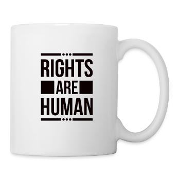 Human Rights Politics Freedom Demonstrating - Mug - white - Right