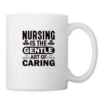 Arzthelferin Krankenpflegerin Arztpraxis Nadel - Tasse - Weiß - Rechts