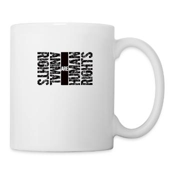 Animal welfare Nature conservation Respect animal rights - Mug - white - Right