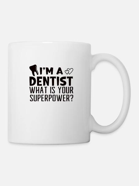 Zahnarzthelferin Zahnarzt Zahn - Mugg - vit