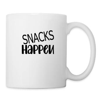 Snack Abendessen Speise Hungrig Naschen Essen - Tasse - Weiß - Rechts