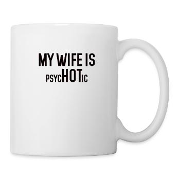 Crazy wife wife mari cadeau drôle - Mug blanc - blanc - Droite