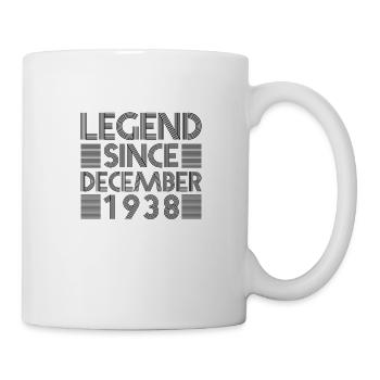 Legends birthday December 1938 born gift - Mug - white - Right