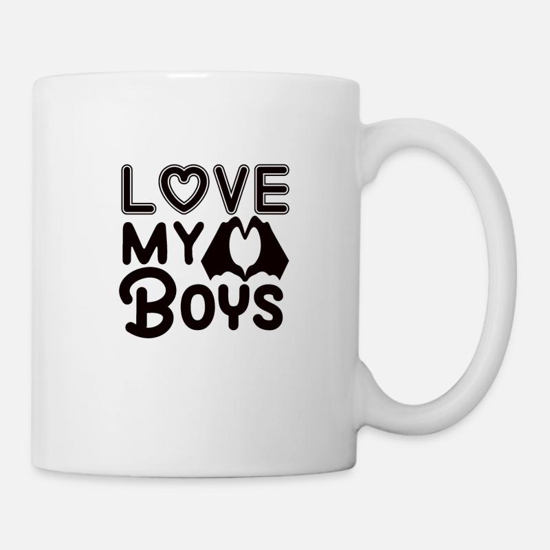 Maman de deux garçons Fête des mères - Mug blanc - blanc