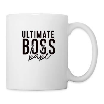 Mama Ehefrau Chef - Tasse - Weiß - Rechts