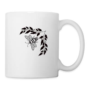 Biene - Tasse - Weiß - Rechts
