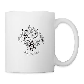Biene - Tasse - Weiß - Rechts