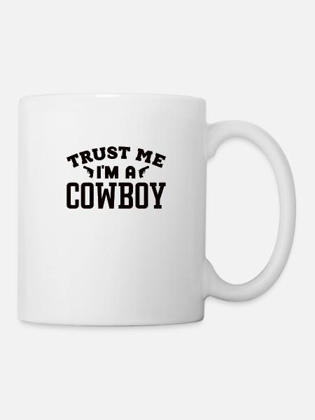 Cowboy - Tasse - Weiß