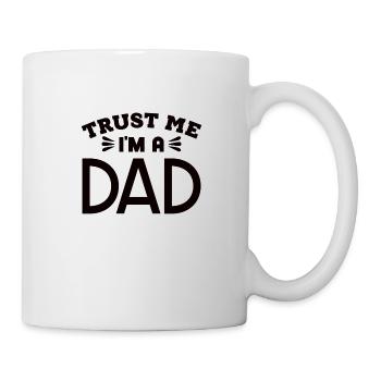 Welt bester Papa Vater Paare Paar Eltern Dad daddy - Tasse - Weiß - Rechts