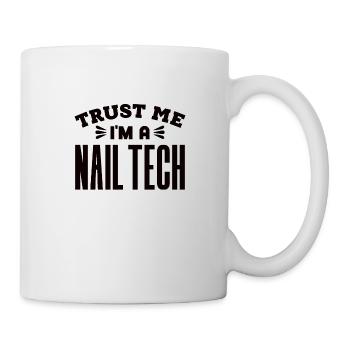 Nageldesignerin Fingernägel Nagelstudio Geschenk - Tasse - Weiß - Rechts