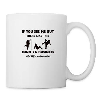 Crazy wife wife mari cadeau drôle - Mug blanc - blanc - Droite