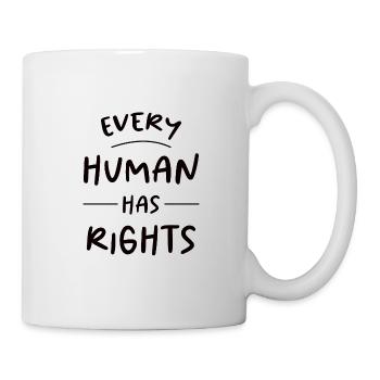 Human Rights Politics Freedom Demonstrating - Mug - white - Right