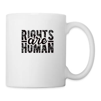 Human Rights Politics Freedom Demonstrating - Mug - white - Right