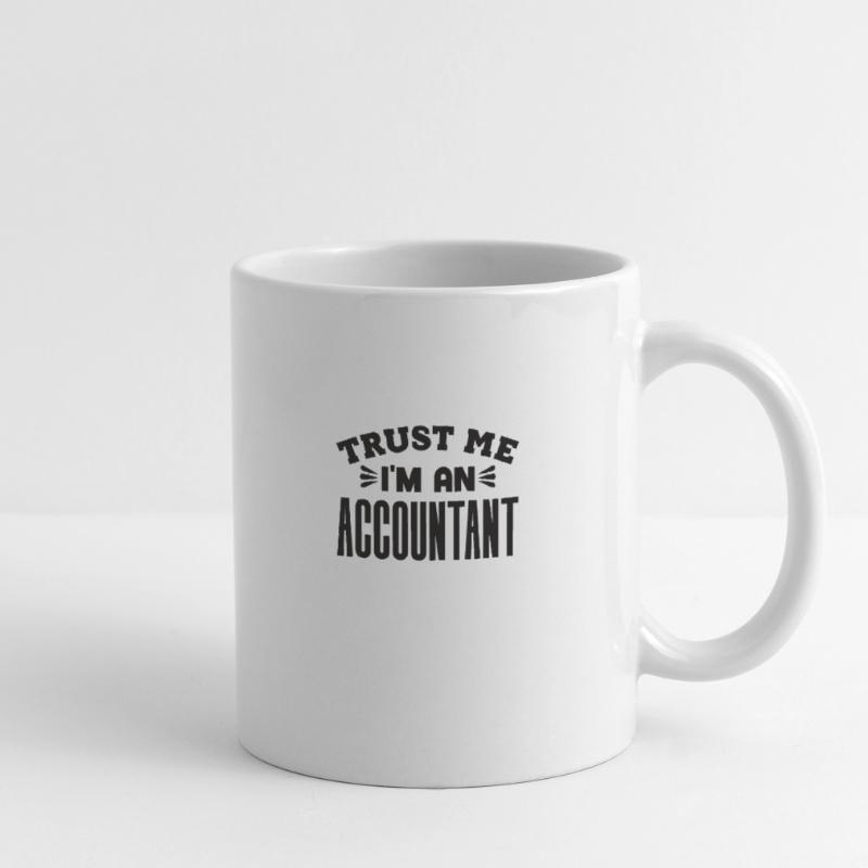 Profession comptable Comptable financier Comptable Mug blanc