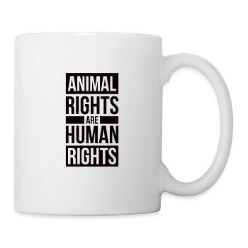 Animal welfare Nature conservation Respect animal rights - Mug - white - Right