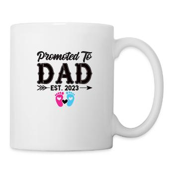 Vater 2023 - Papa 2023 - Papa werden Schwanger - Tasse - Weiß - Rechts