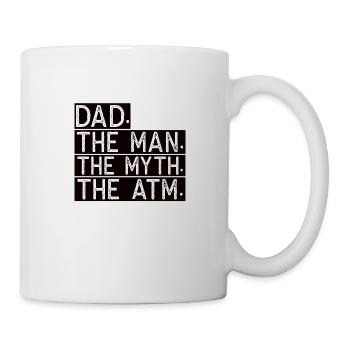 Welt bester Papa Vater Paare Paar Eltern Dad daddy - Tasse - Weiß - Rechts