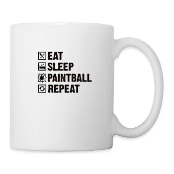 Paintball Geschenk Paintballer Paintballspieler - Tasse - Weiß - Rechts