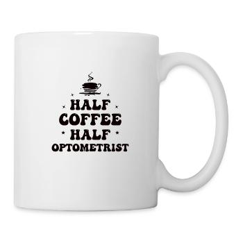Augenoptiker Optometrist Optiker Augenarzt Kaffee - Tasse - Weiß - Rechts