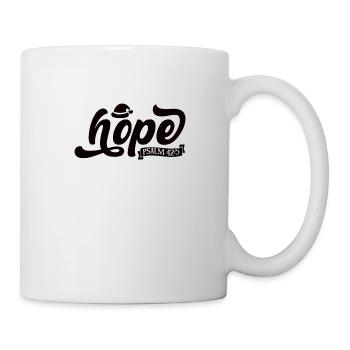 Psaume 42: 5 Espérance 425 42 5 Verset biblique Prière - Mug blanc - blanc - Droite