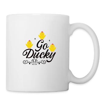 Duck family Rubber ducks Bathing duck Duck - Mug - white - Right