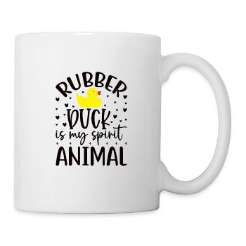 Duck family Rubber ducks Bathing duck Duck - Mug - white - Right