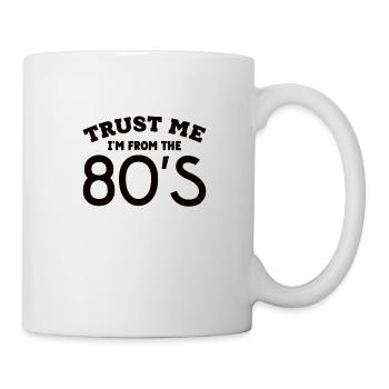 Né dans les années 80 cadeau d’anniversaire 1980s - Mug blanc - blanc - Droite