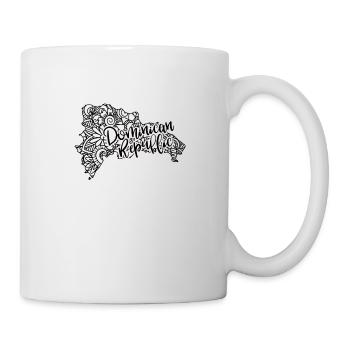 Dominican Republic Heart Flag Flag - Mug - white - Right