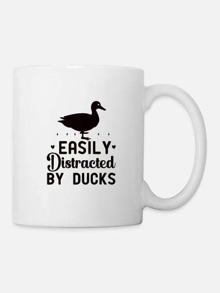Duck Duck Owner Ducks Farm Farmer - Mug blanc - blanc