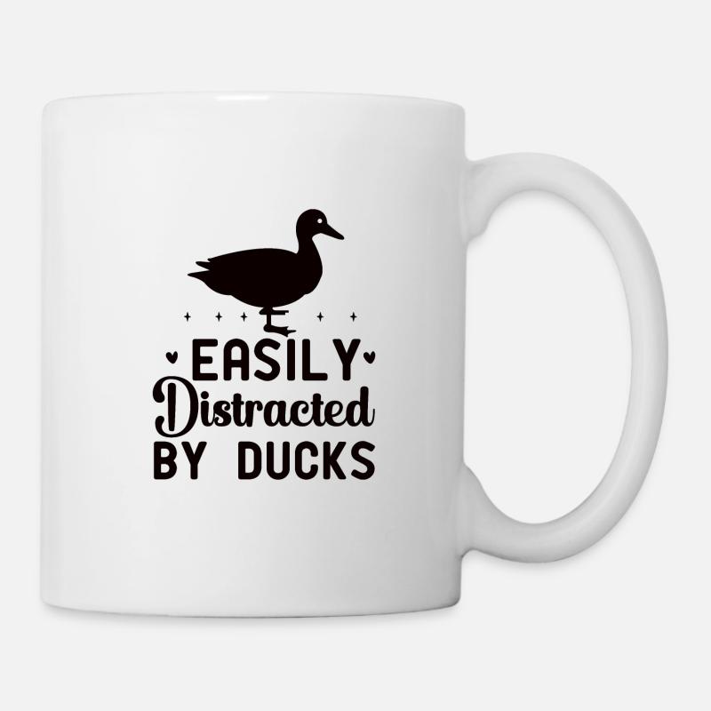 Duck Duck Owner Ducks Farm Farmer - Mug blanc - blanc