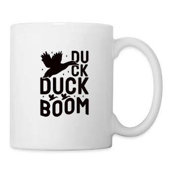 Chasse Chasseur Forêt Sauvage Chasse Canard Nature Cadeau - Mug blanc - blanc - Droite