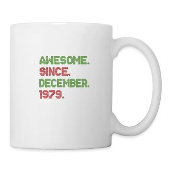 Génial depuis décembre ave de Noël 1979 - Mug blanc - blanc - Droite