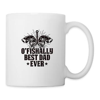 Père Pêche Fête des pères Pêcheur Pêche Papa Poisson - Mug blanc - blanc - Droite