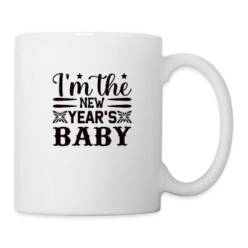 Baby Mama New Year's Eve Newborn Born New Year - Mug - white - Right