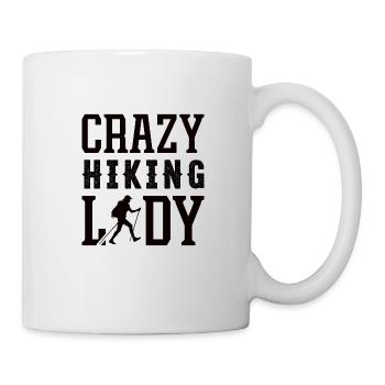 Wandern Frau Bergsteigen - Tasse - Weiß - Rechts