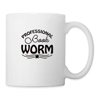 Read books Bookworm - Mug - white - Right