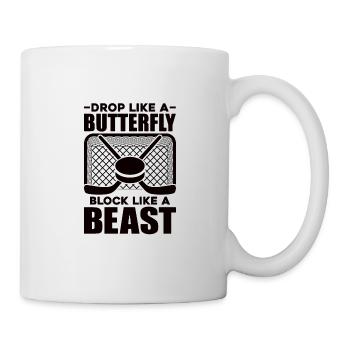 Eishockey Verein Team Sport Geschenk - Tasse - Weiß - Rechts