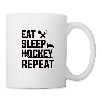Eishockey Verein Team Sport Geschenk - Tasse - Weiß - Rechts