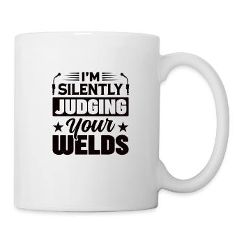 Welder Profession Heat Steel Gas TIG MAG Welding - Mug - white - Right