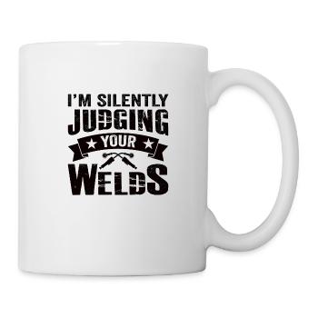 Welder Profession Heat Steel Gas TIG MAG Welding - Mug - white - Right