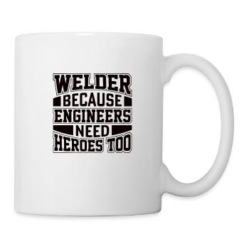Welder Profession Heat Steel Gas TIG MAG Welding - Mug - white - Right