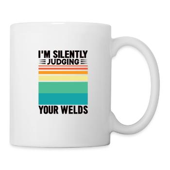 Welder Profession Heat Steel Gas TIG MAG Welding - Mug - white - Right