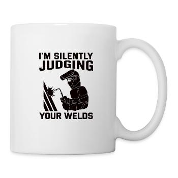 Welder Profession Heat Steel Gas TIG MAG Welding - Mug - white - Right