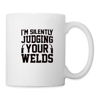 Welder Profession Heat Steel Gas TIG MAG Welding - Mug - white - Right